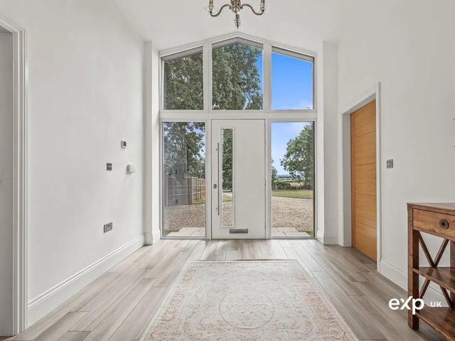 The house is bathed in natural light