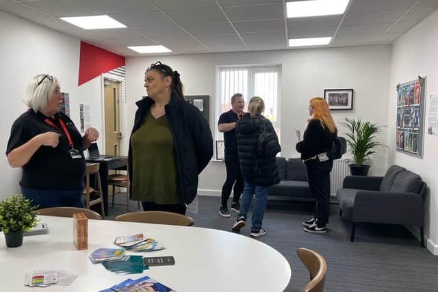 Employability lounge for 1:1 mentoring and skills workshops.