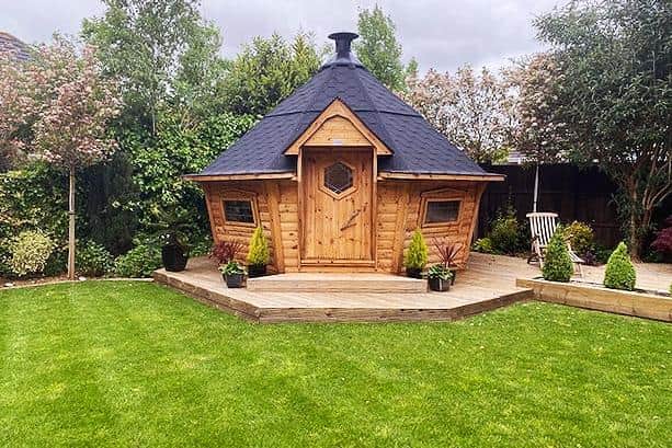 The kind of typical Arctic cabins that are springing up in gardens across the country. (PHOTO BY: Arctic Cabins)