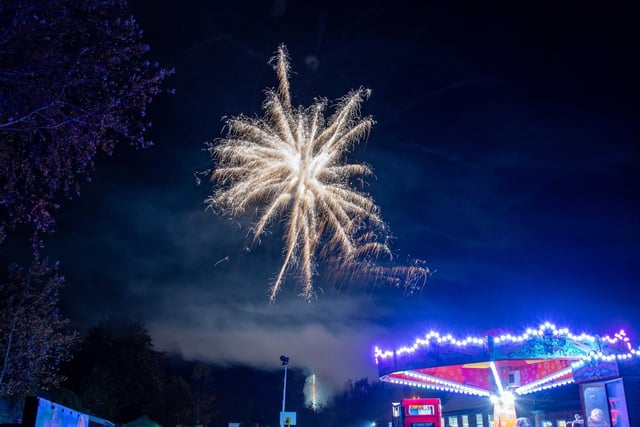 Bilsthorpe Flying High Academy held a spectacular fireworks display