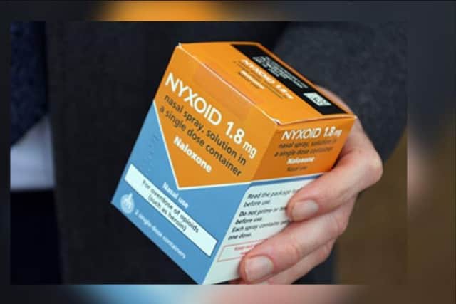 Nottinghamshire police officers jave saved seven lives using a nasal spray version of Naloxone, called Nyxoid. Photo: Nottinghamshire Police