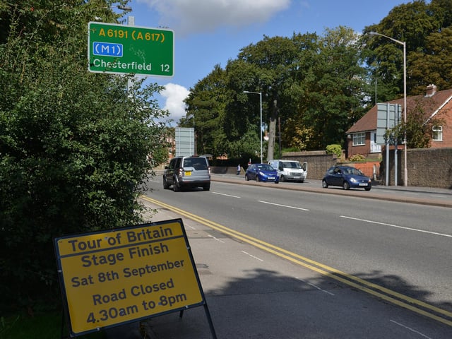 Tour of Britain on its way warning in Mansfield
