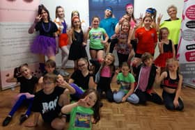 Some of the young dancers at the Christine March School who took part in the sponsored 'Big Boogie Dance' event.