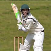 Cuckney batsman Richard Bostock in action.