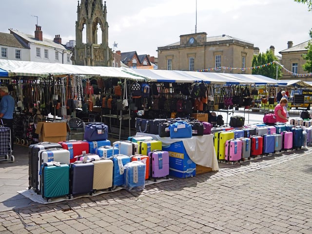 Dean's Bags and Cases stall.