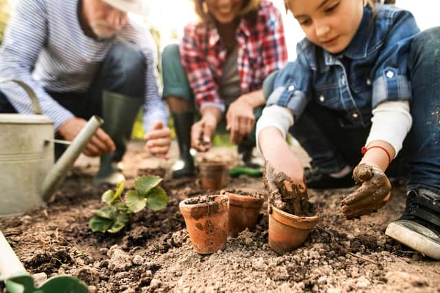 Enjoying time out in the garden. Photo: Adobe