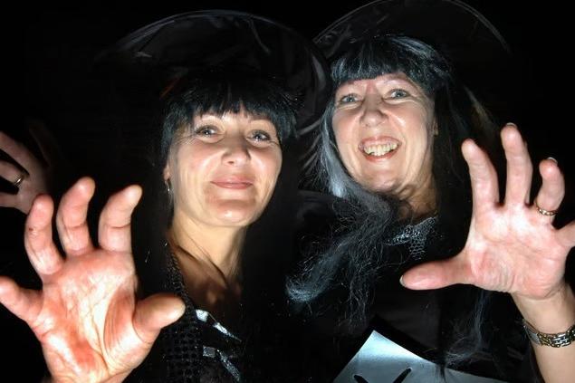 Ghosts and ghouls at the Halloween evening and fireworks held at Langwith Lodge in 2007. Enjoying the fun are Dawn Mason, left, activities co-ordinator and Lynn Gedling home manager