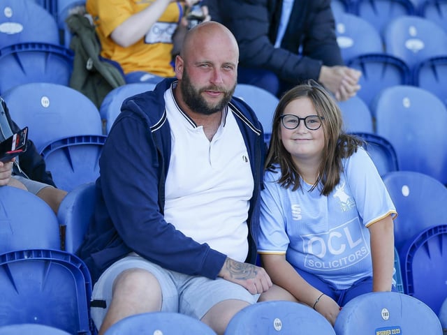 Stags fans ahead of the 2-1 win over Stockport County