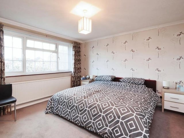 Here is another striking double bedroom on the first floor.