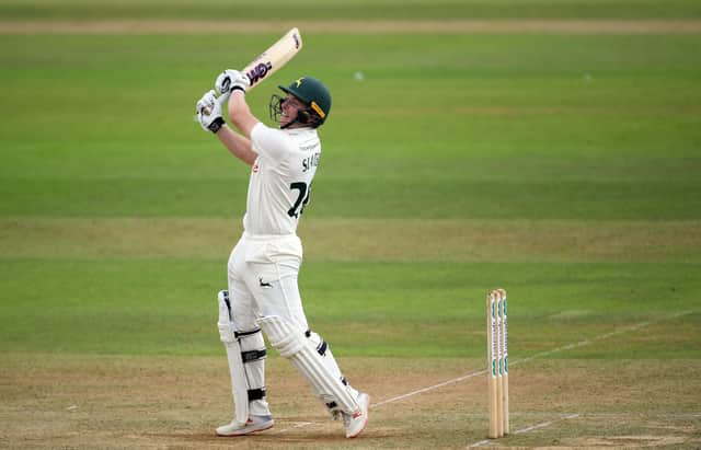Ben Slater scored 172 for Leicestershire while on loan from Nottinghamshire. (Photo by Alex Davidson/Getty Images)