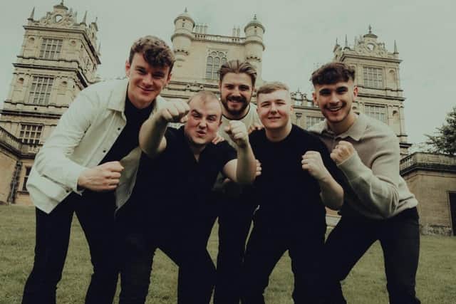 The Publics - Elliot, Ollie, Josh, Taylor and Tom (Left to right)