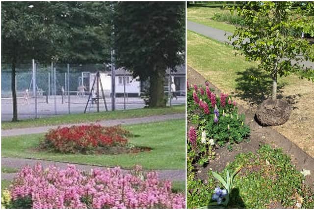 The Lawn has suffered at the hands of vandals.