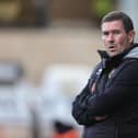 Mansfield Town manager Nigel Clough looks on during the Sky Bet League One match between Northampton Town and Mansfield Town at Sixfields on November 08, 2025 in Northampton, England. (Photo by Pete Norton/Getty Images)