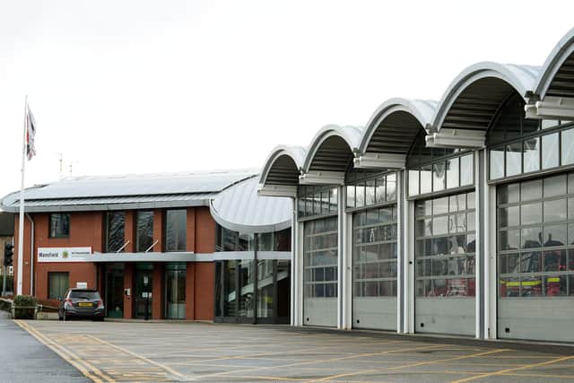 Mansfield Fire Station.