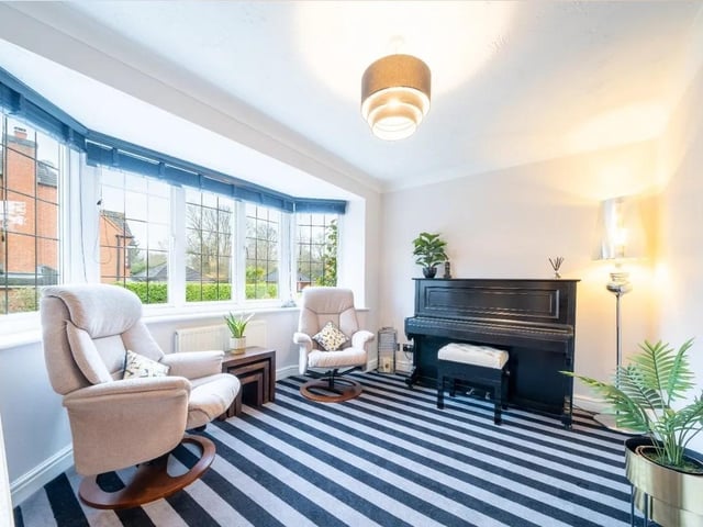 This beautiful bright space is currently used as a music room but can easily lend itself to being a snug or a playroom