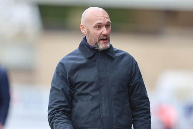 Peterborough United manager Luke Williams looks on during a Sky Bet League One match. (Photo by Pete Norton/Getty Images)