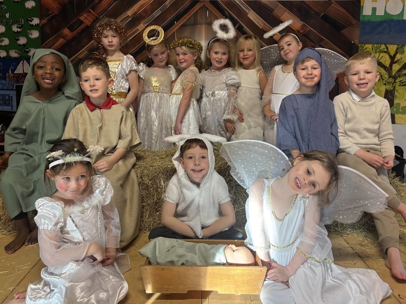 Year 1 pupils from Cuckney C of E Primary delight audiences with their performance