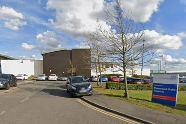 Sherwood Oaks Hospital, Mansfield. (Picture: Google Earth.)