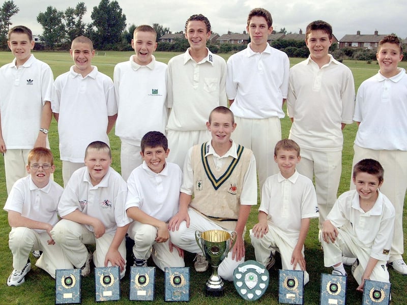 2001 Clipstone Under 13s Cricket Team