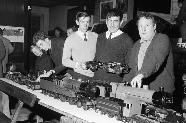 Kirkby Railway Society Exhibition in 1967 - do you recognise anyone in this picture?