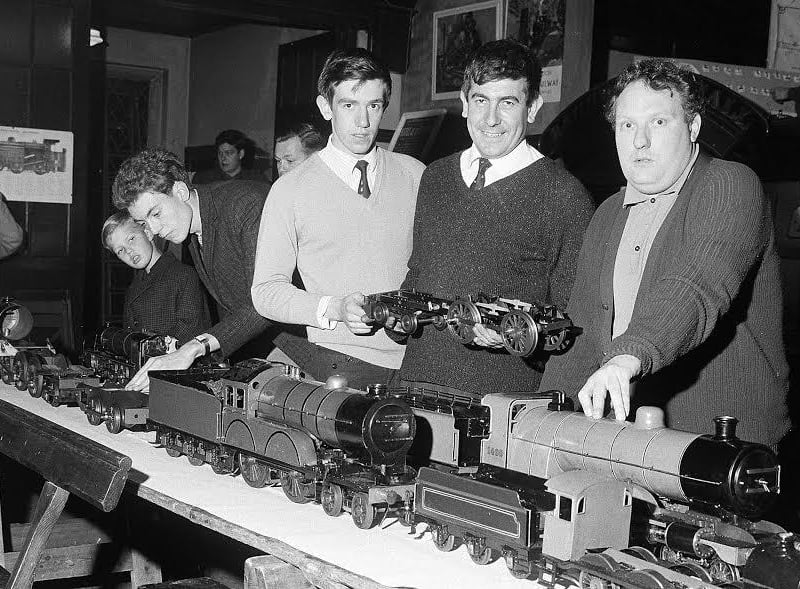 Kirkby Railway Society Exhibition in 1967 - do you recognise anyone in this picture?