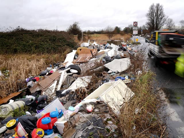 Mansfield faced a record number of fly-tipping incidents last year, new figures show.