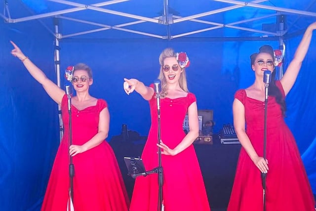 The Bluebird Belles entertained the crowds.