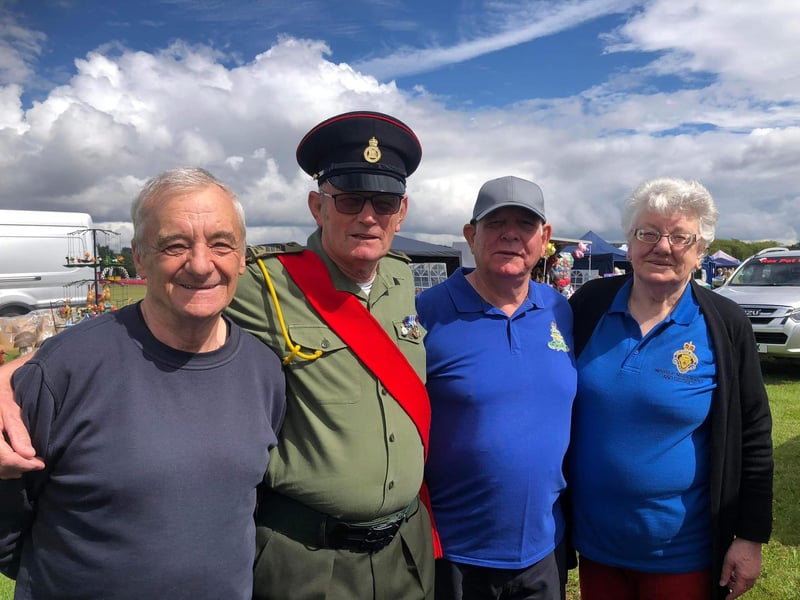 Branch volunteers set up a stall to raise funds for the area's Royal British Legion and collected over £300, which will be divided between the branch and the Poppy Appeal.