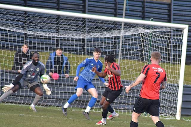 Fabian Johnson Goes Close For Shirebrook