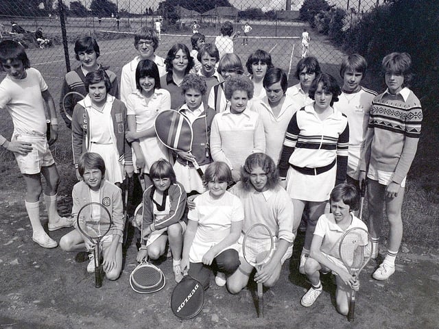 Here's what tennis fashion looked like in 1978, as worn by the players at Mansfield Lawn Tennis Club during that year.