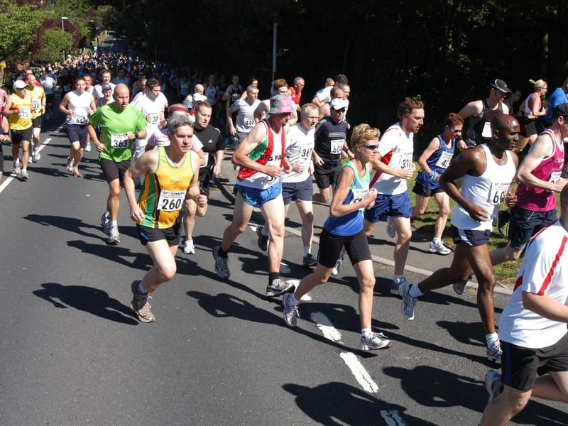Thousands of runners have taken part in the Mansfield Half Marathon down the decades. Can you spot anyone you know here?