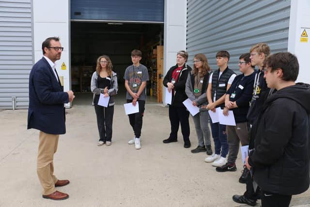 Students were able to ask questions about the industry and the careers within engineering