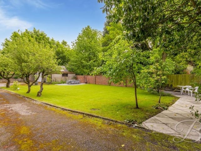 This well maintained lawn is typical of how the garden is presented.