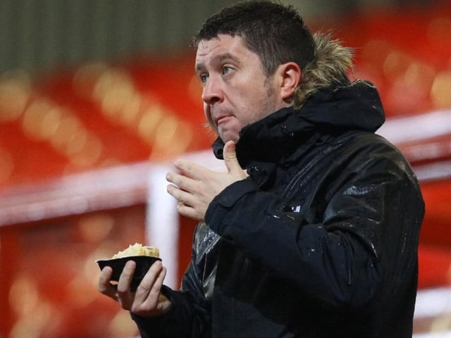 Stags fans at Charlton