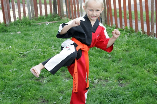 Five-year-old Jamie Lee Ismy was invited to the 2007 World Martial Arts games in Columbia