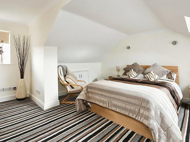 The second double bedroom is the largest in the Fonton Hall Drive house.