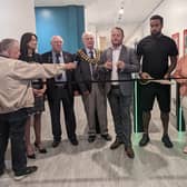 The official opening – Tom Huddleston, Jason Zadrozny and stakeholders officially cut the ribbon