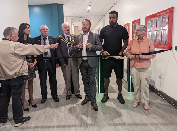 The official opening – Tom Huddleston, Jason Zadrozny and stakeholders officially cut the ribbon