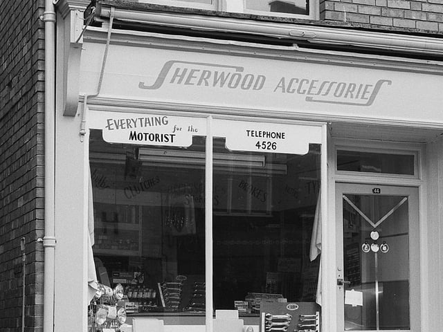 Sherwood Accessories on Clumber Street in the sixties. Did you shop here?
