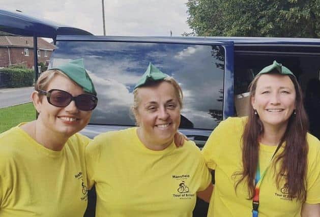 Vibrant Warsop team; Helen Fairweather, Vicky Kennedy and Jade Wilson.