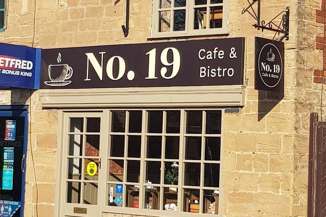 No.19 Cafe & Bistro on High Street, Warsop, was rated five out of five on March 15