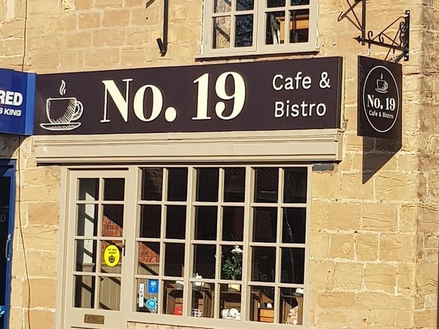 No.19 Cafe & Bistro on High Street, Warsop, was rated five out of five on March 15