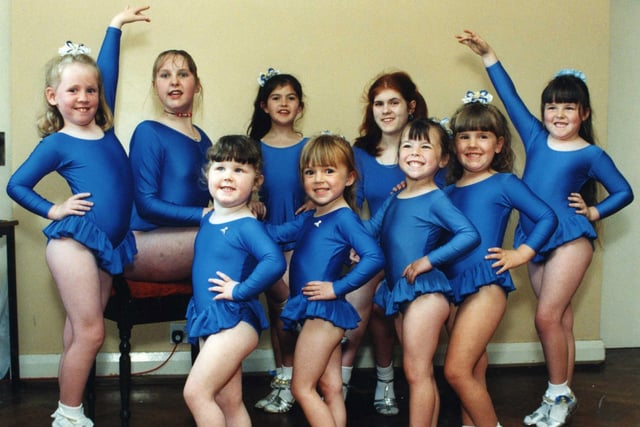 Look at the happy faces from these students at the Vivien School of Dancing in June 1995.