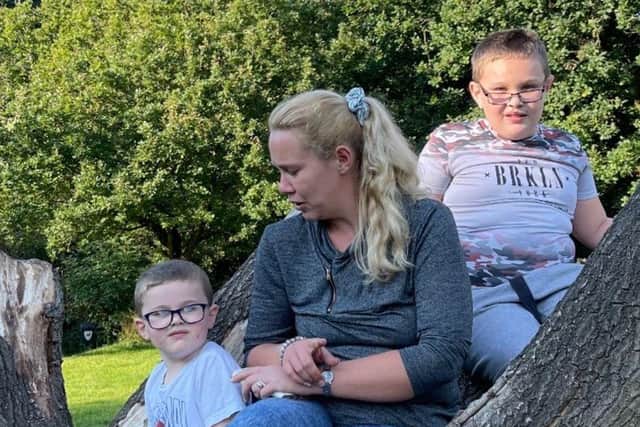 Sarah has been a devoted mum, always putting her boys first.