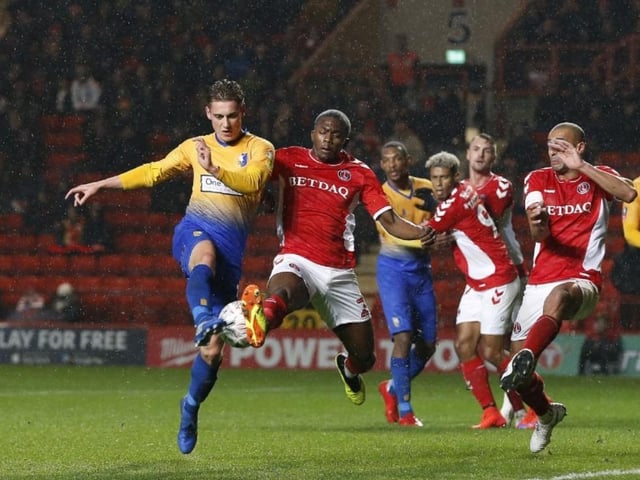 Danny Rose has a shot blocked