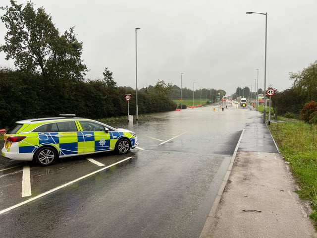 These photos of the A617 Beck Lane were sent to us by Dylan James