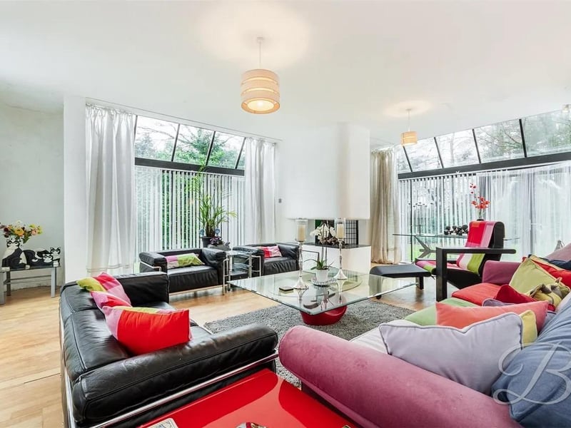 The property boasts an open plan design, perfect for family living.