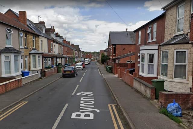 Byron Street, Mansfield.