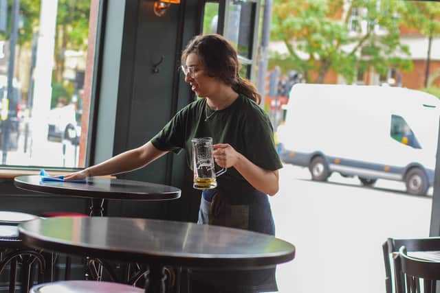 Not all hospitality staff have been furloughed.