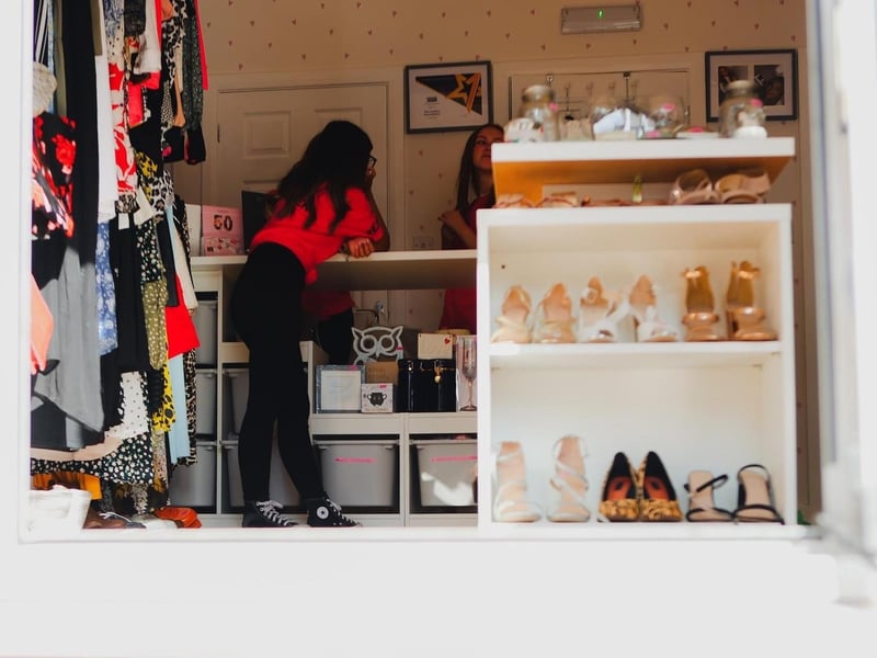 The Clipstone shop sells pre-loved items, with proceeds used by the charity to support people in the area. The Lashes Foundation was set up by Emma and Lee Wilson, from Clipstone, in memory of their daughter Evie, who died, aged 13, in July 2021.